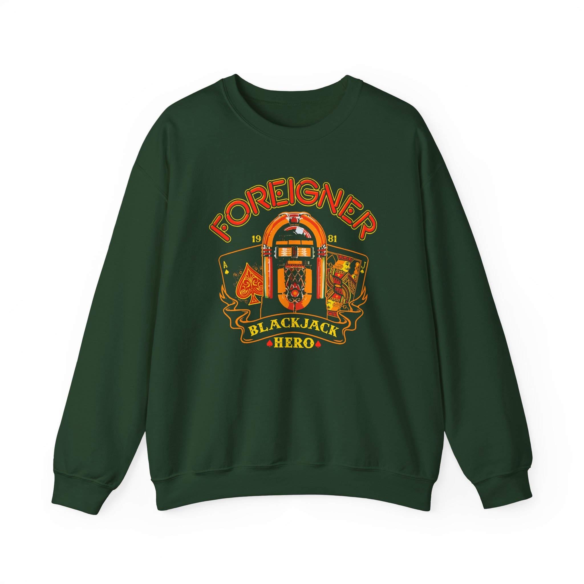 Foreigner Jack Hero Unisex Heavy Blendâ„¢ Crewneck Sweatshirt