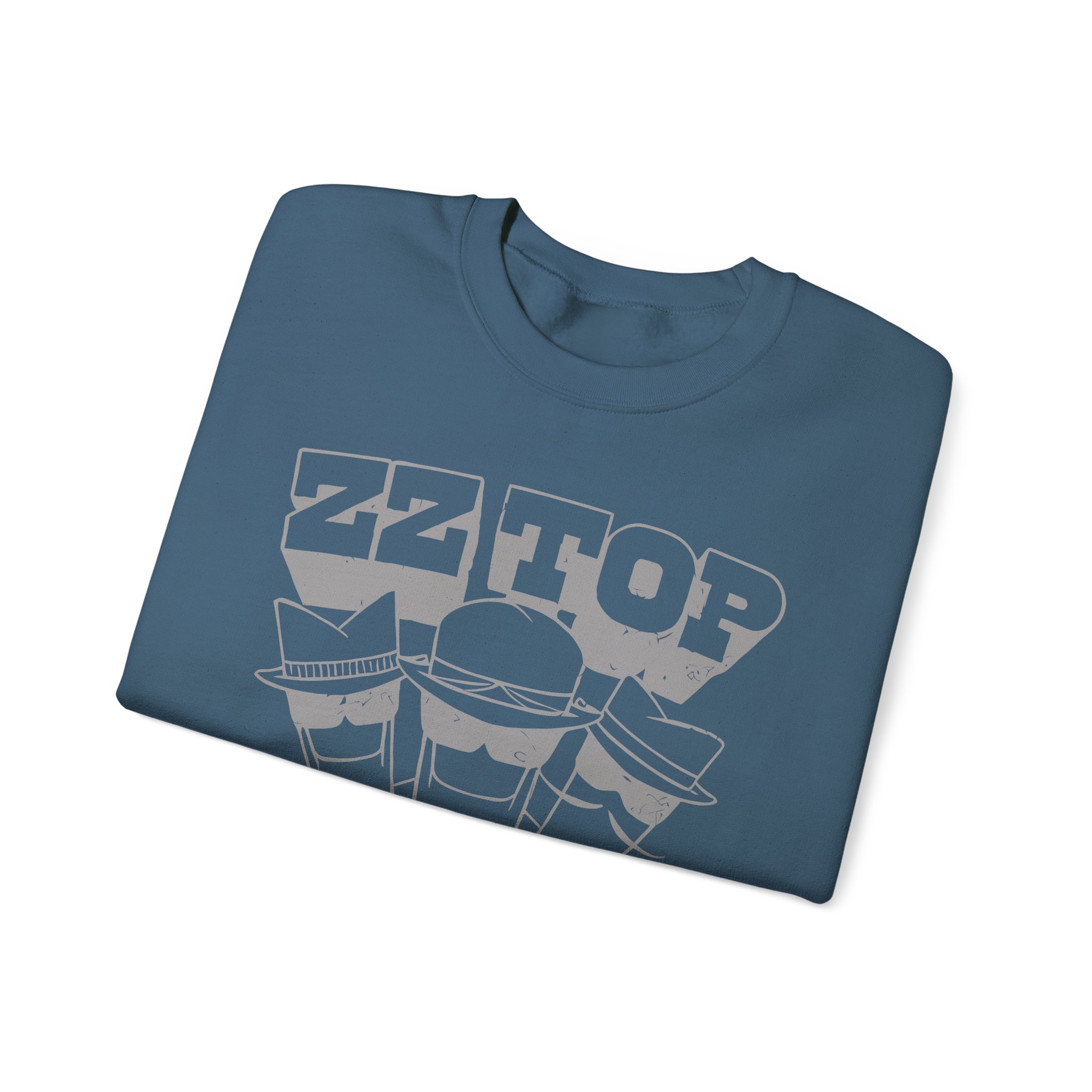 Zz Top Raw Unisex Heavy Blendâ„¢ Crewneck Sweatshirt