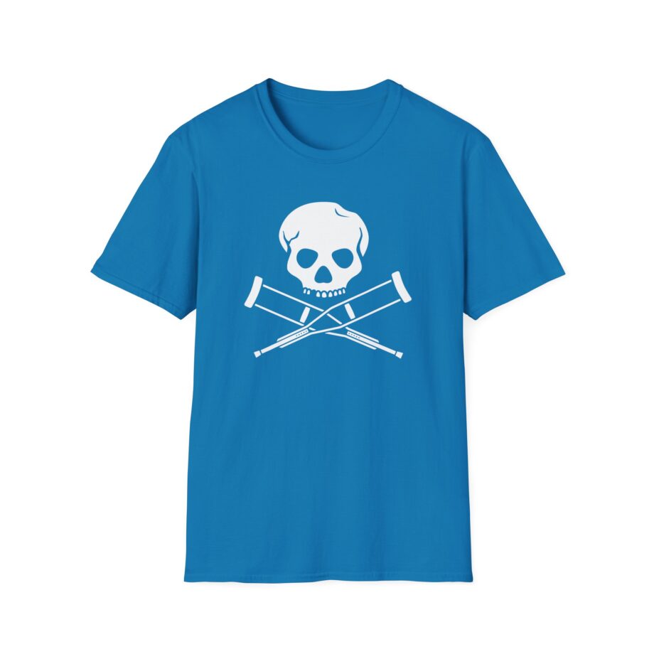Jackass Skull and Crutches Unisex Softstyle T-Shirt