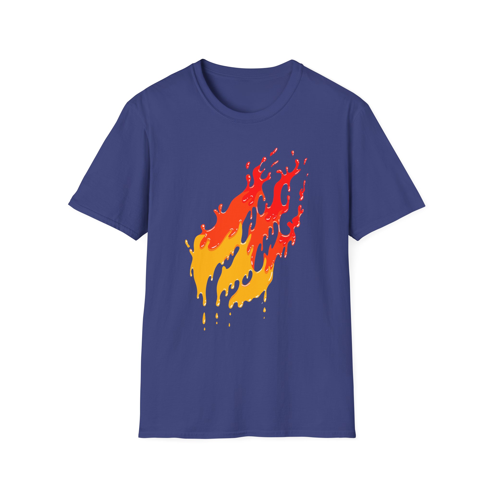Preston Fire Drip Unisex Softstyle T-Shirt