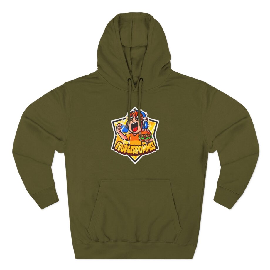 Burger Pommes Three-Panel Fleece Hoodie