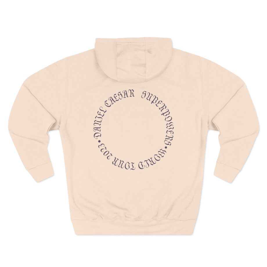 Daniel Caesar Superpowers World Tour Three-Panel Fleece Hoodie
