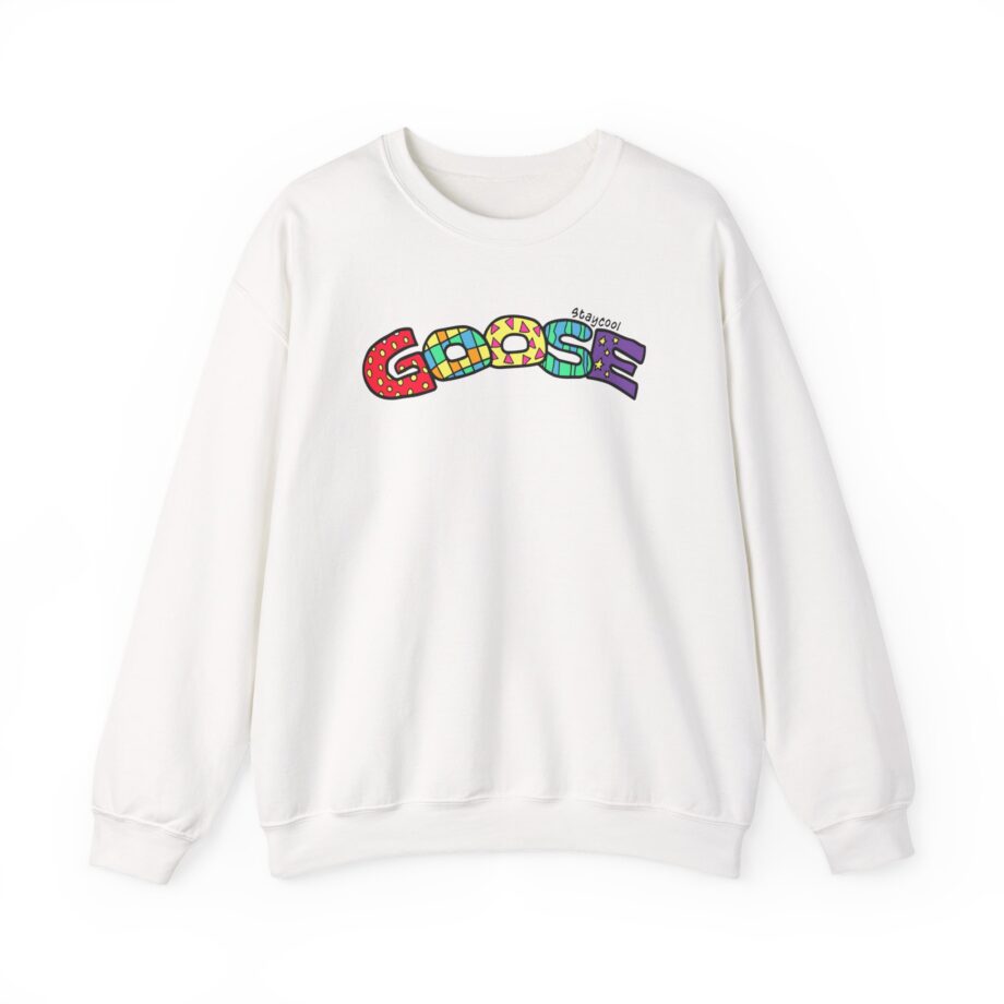 Goose x Staycool   Rainbow Unisex Heavy Blend™ Crewneck Sweatshirt