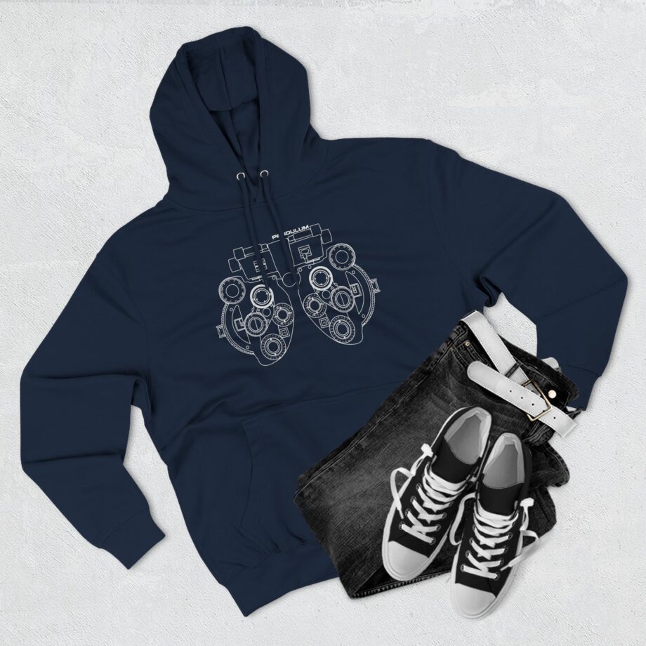 Pendulum Optical Three-Panel Fleece Hoodie