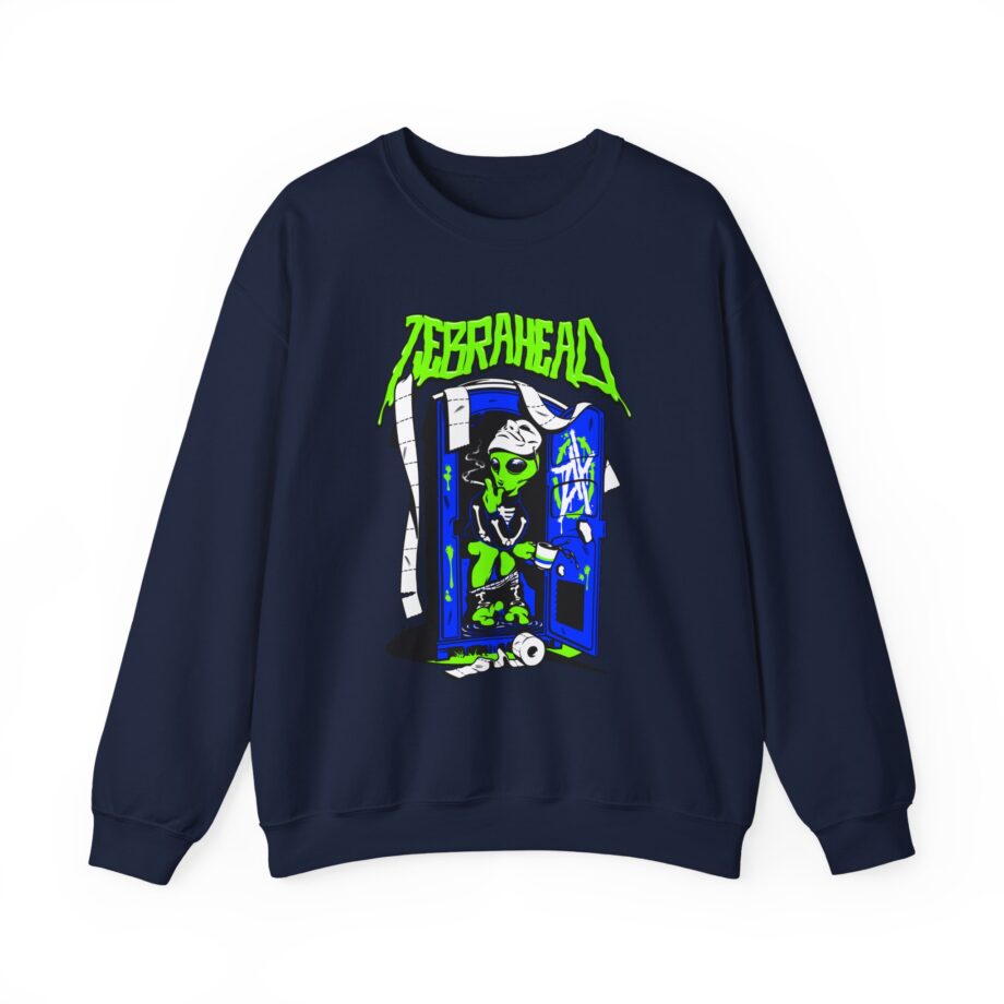 Zebrahead White ZH Coffee break Unisex Heavy Blend™ Crewneck Sweatshirt