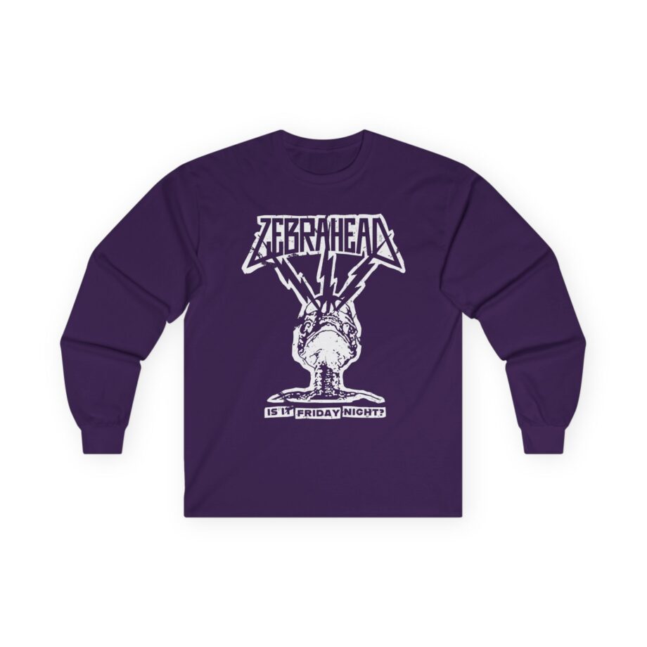 Zebrahead Lightning Skull Friday night tour Unisex Ultra Cotton Long Sleeve Tee