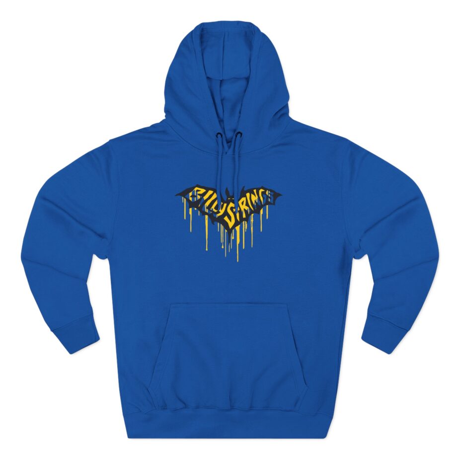 Billy Strings Austin Bat Tee (Attak / Casper Herselman) Three-Panel Fleece Hoodie