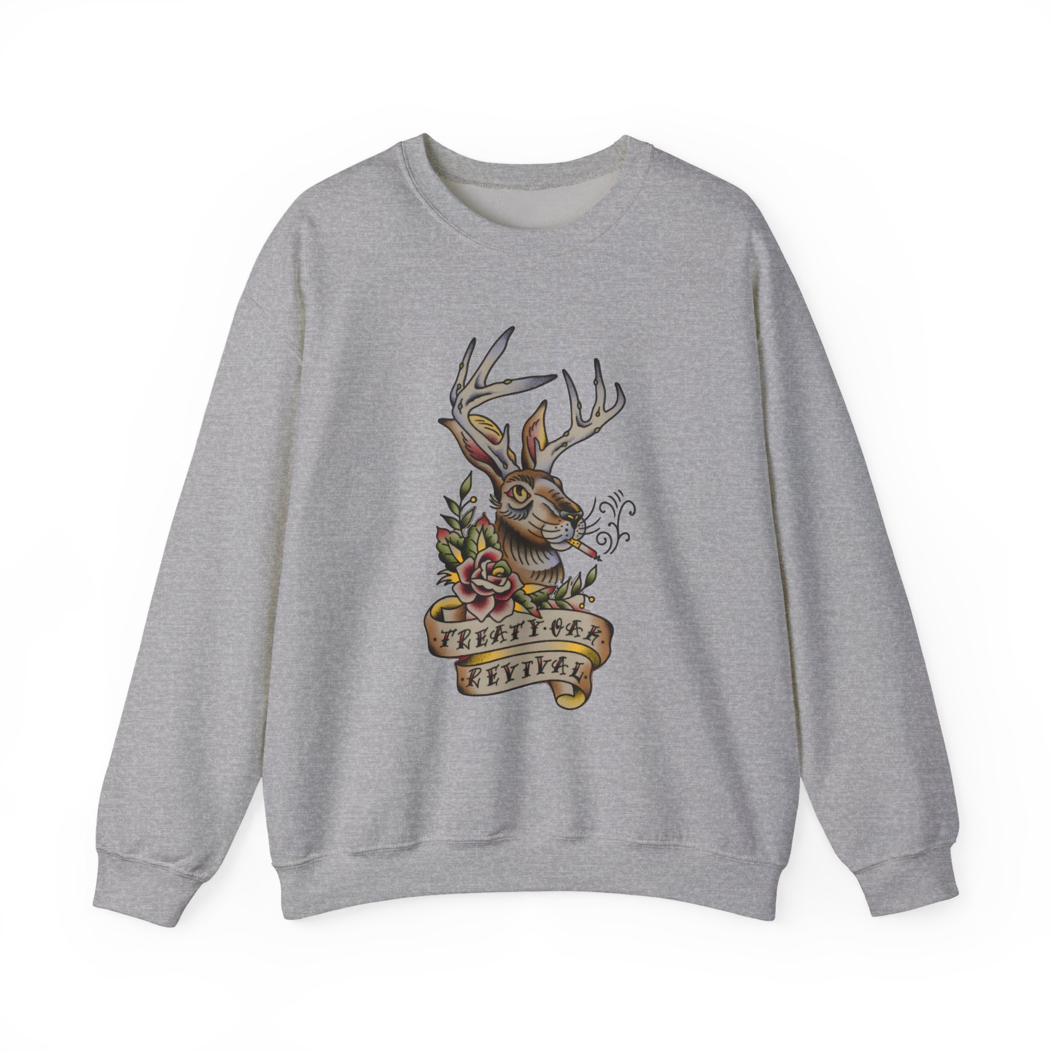 Treaty Oak Revival Jack Rabbit Unisex Heavy Blendâ„¢ Crewneck Sweatshirt