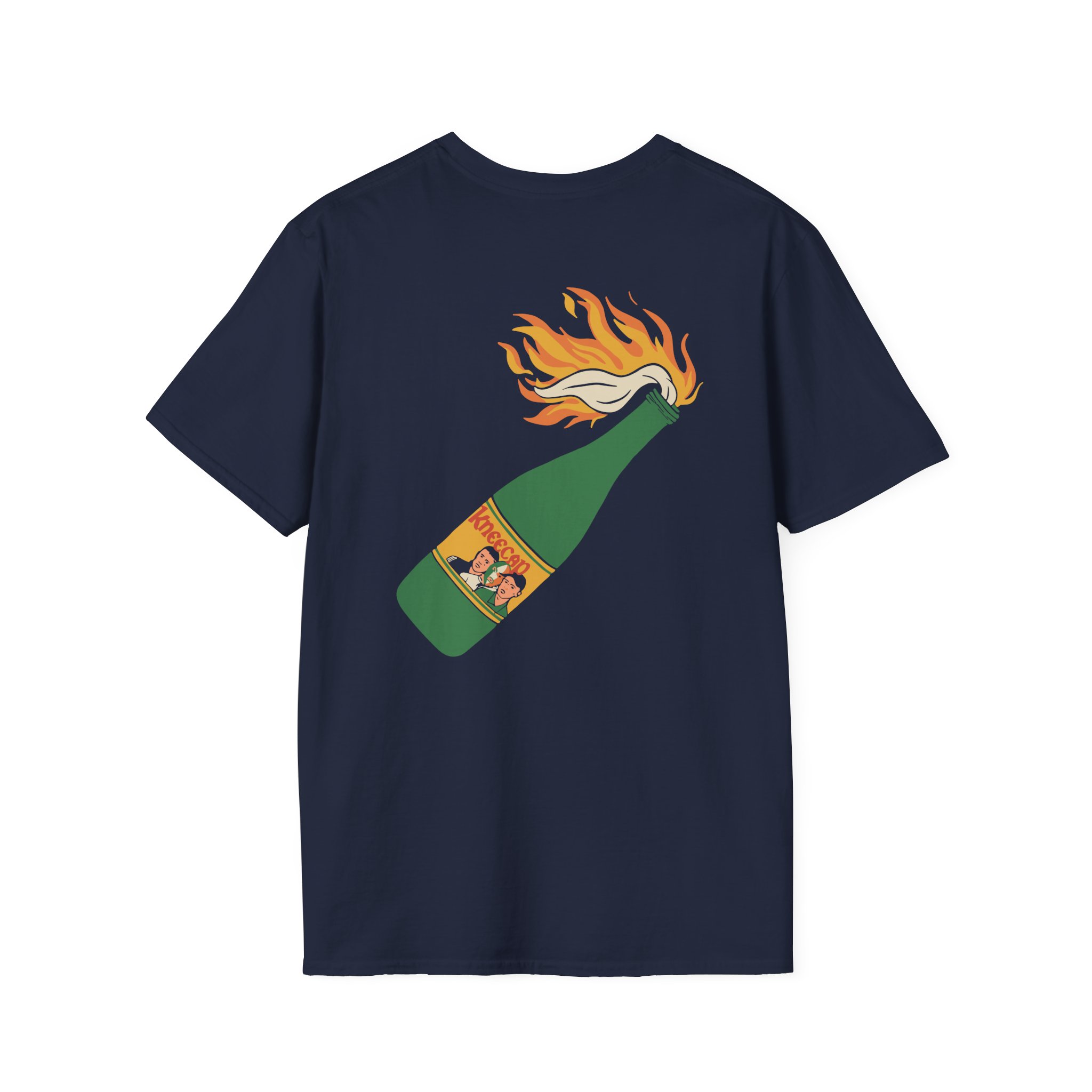 Flaming Buckfast Unisex Softstyle T-Shirt