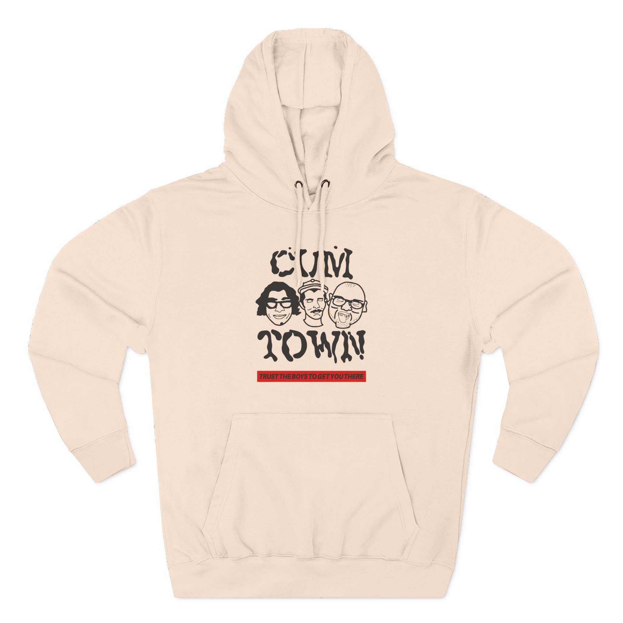 Cumtown Three-Panel Fleece Hoodie