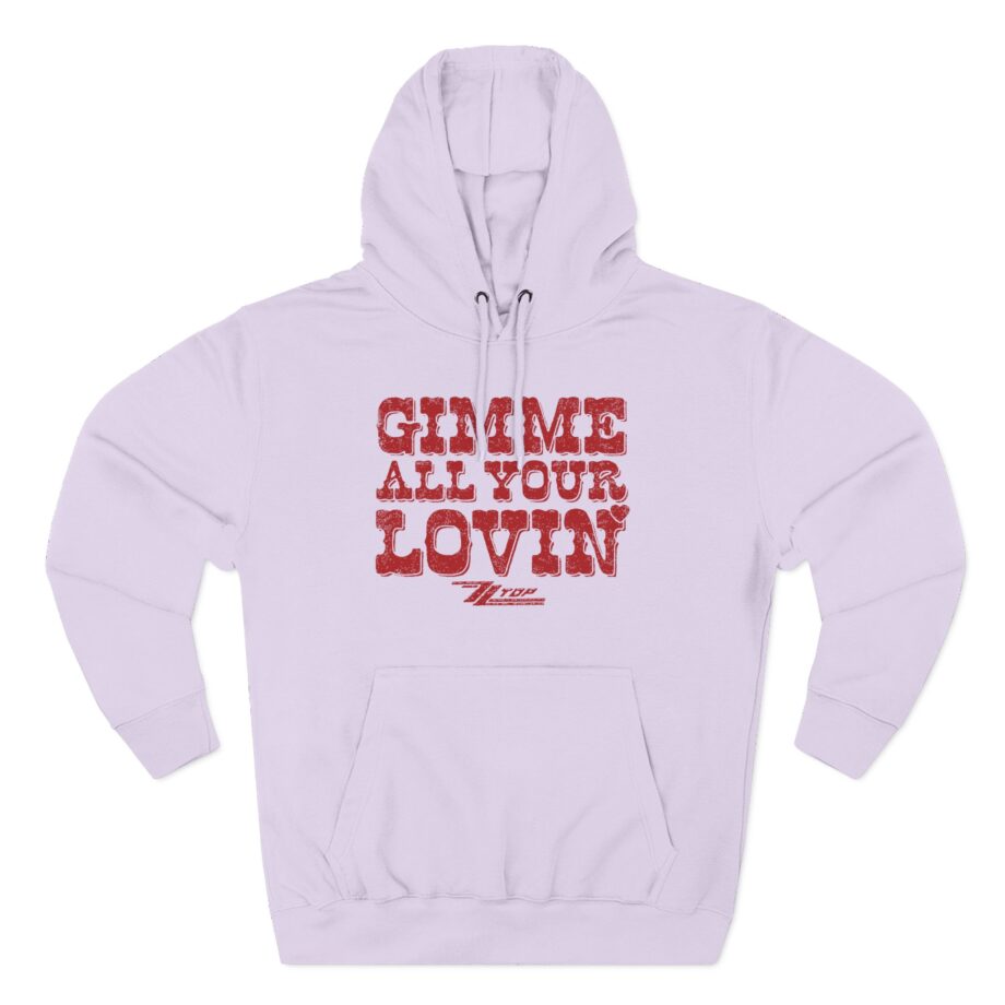 Zz Top Valentine's Day Three-Panel Fleece Hoodie