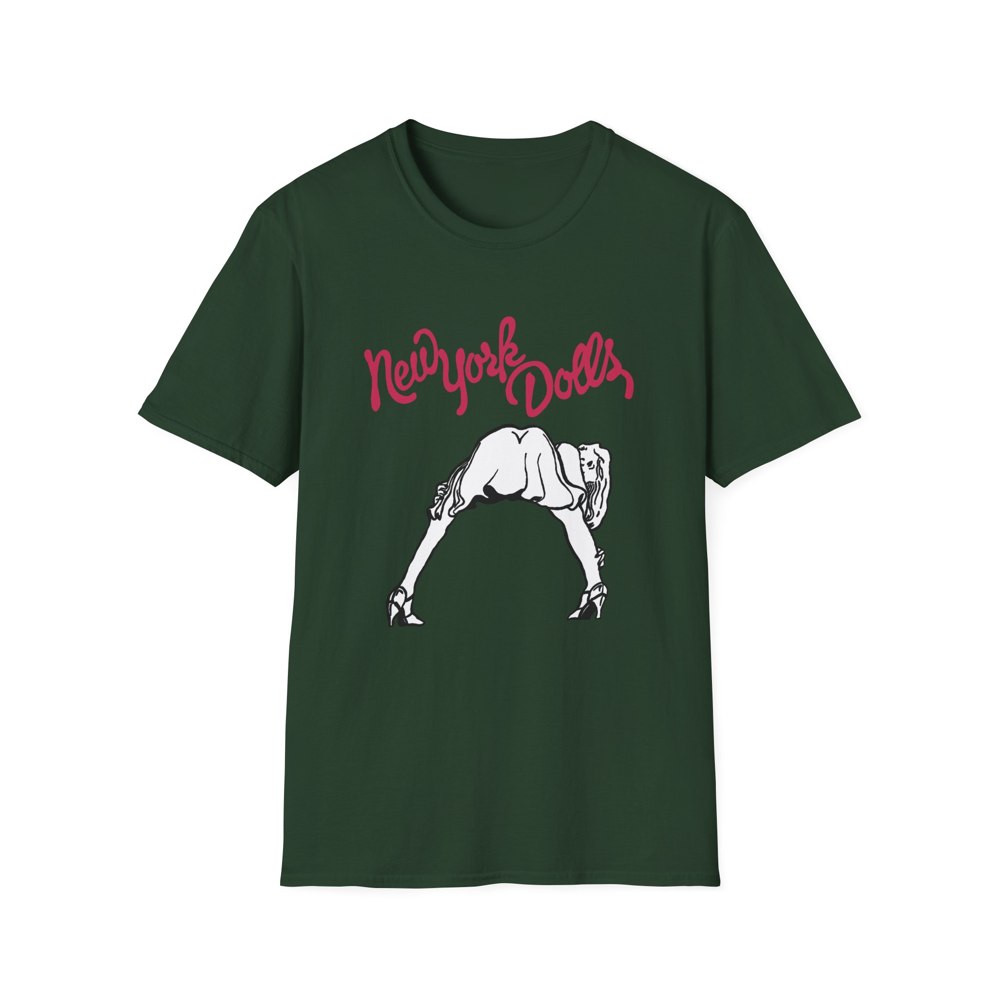 New York Dolls Lipstick Girl Unisex Softstyle T-Shirt