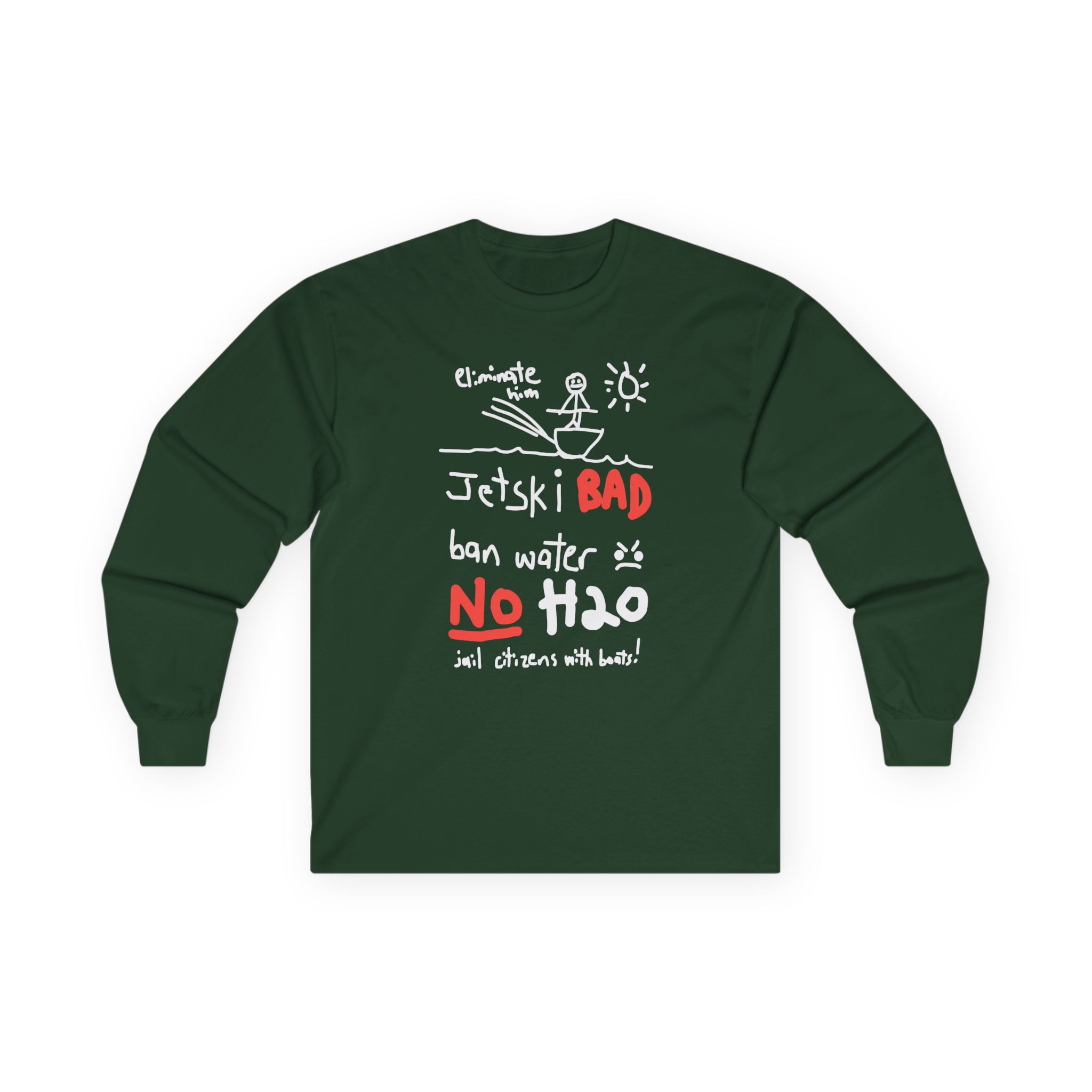 Monstermax Jet Ski Unisex Ultra Cotton Long Sleeve Tee