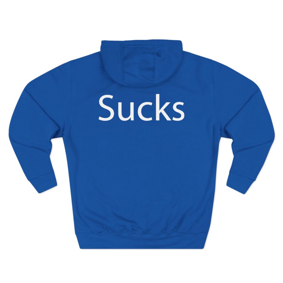 Slushy Noobz Martin Sucks Three-Panel Fleece Hoodie