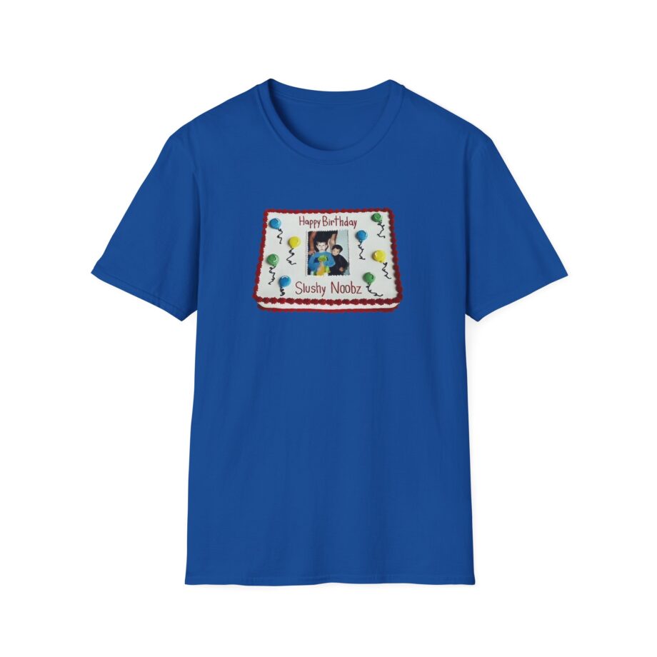 Birthday Cake Slushy Noobz Unisex Softstyle T-Shirt