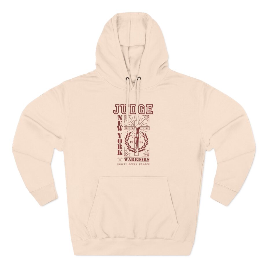 Judge Crucified Mustard Three-Panel Fleece Hoodie