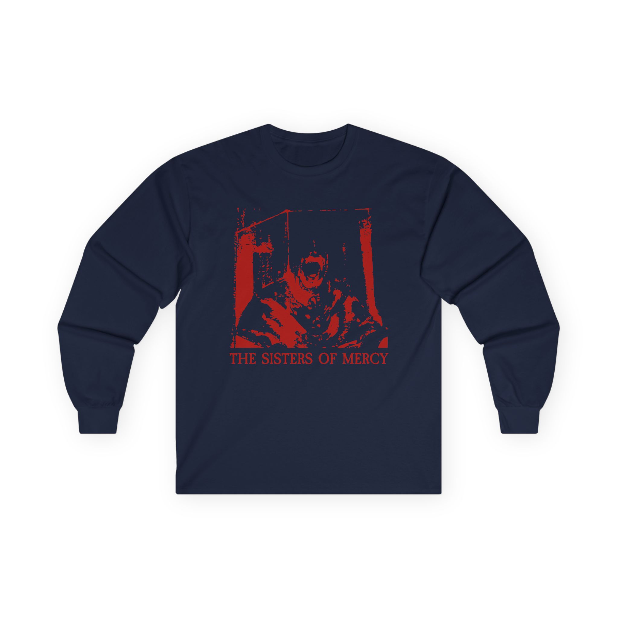 The Sisters Of Mercy Red Scream Unisex Ultra Cotton Long Sleeve Tee