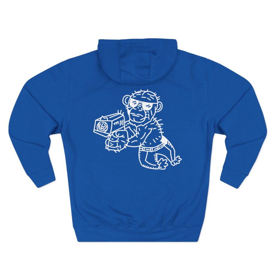 Spoonkid Detective Monke Three-Panel Fleece Hoodie