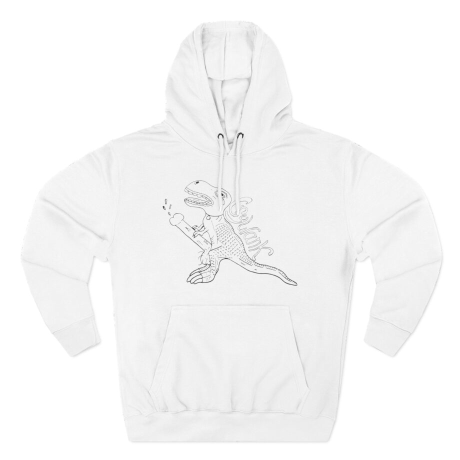Crywank Three-Panel Fleece Hoodie