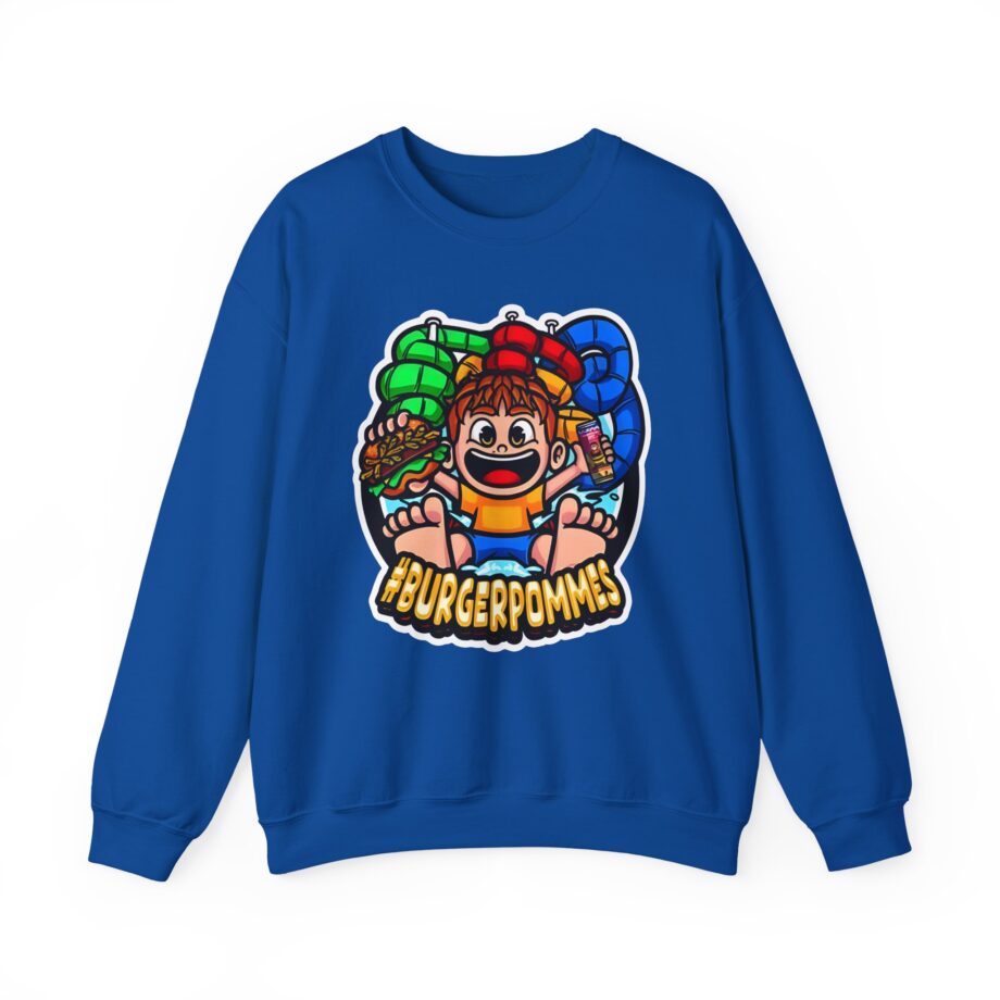 Burger Pommes Unisex Heavy Blend™ Crewneck Sweatshirt