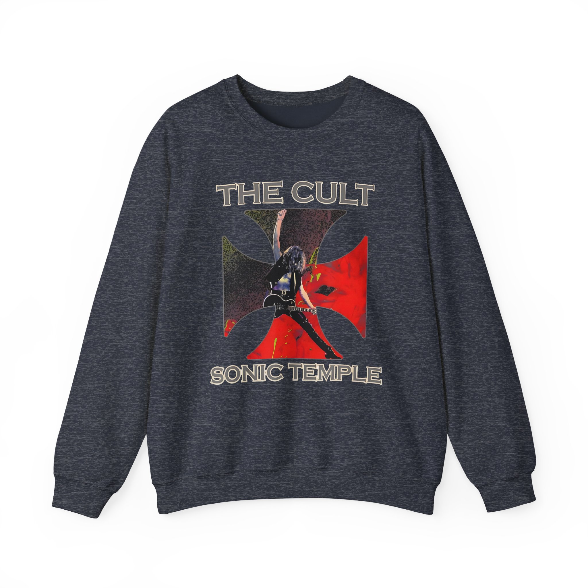 The Cult  Sonic Temple Unisex Heavy Blend Crewneck Sweatshirt
