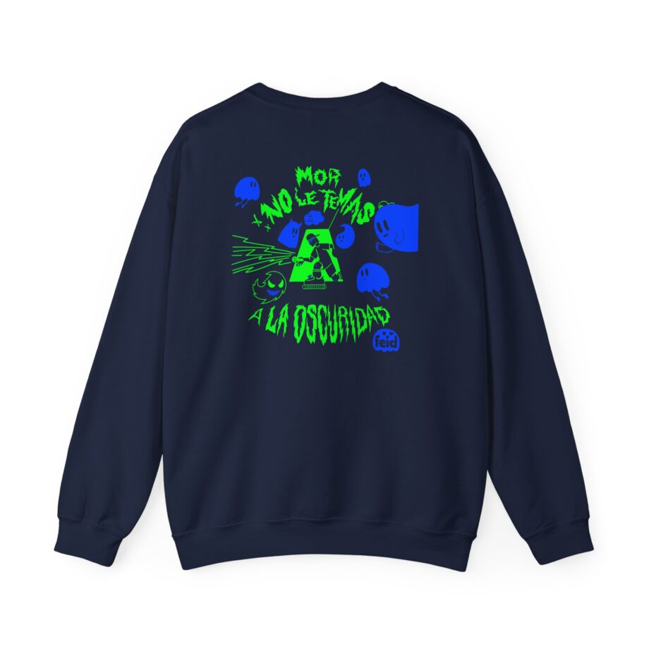 Feid Ferxxo Mor No Le Temas a La Oscuridad Unisex Heavy Blend™ Crewneck Sweatshirt