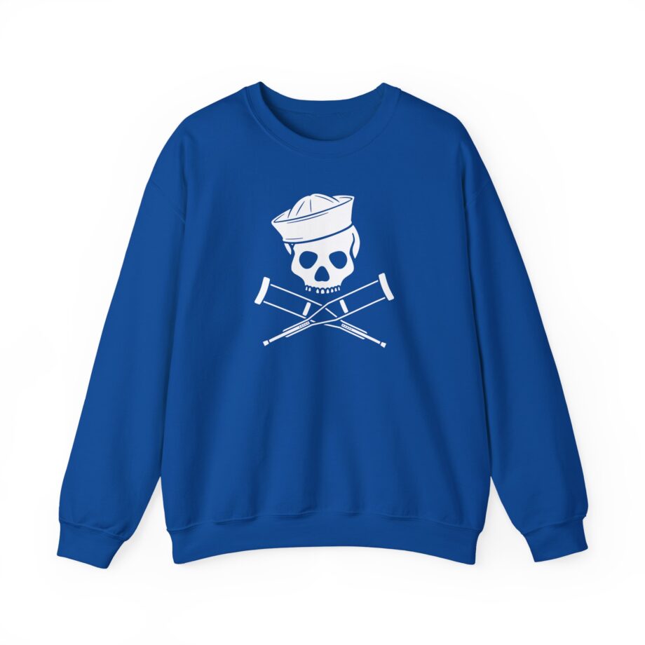 Jackass Sailor Skull & Crossbones Unisex Heavy Blend™ Crewneck Sweatshirt