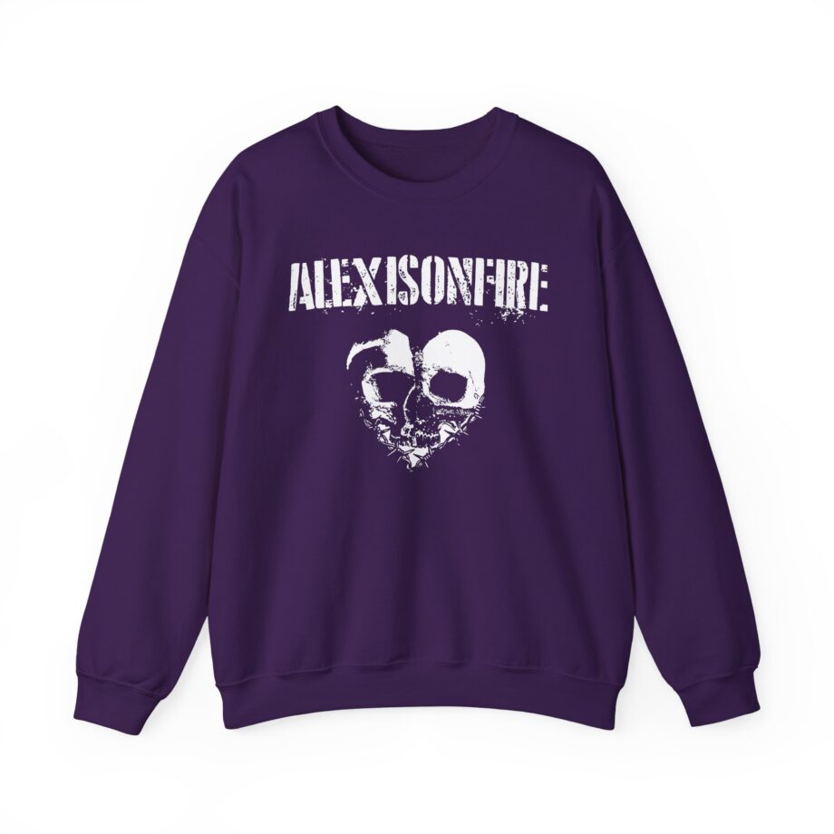 Alexisonfire Barbed Wire Heartskull Unisex Heavy Blend™ Crewneck Sweatshirt