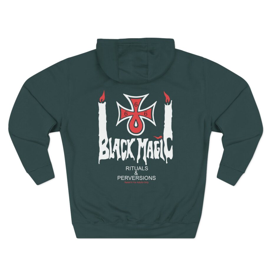 Black Magic Rituals & Perversions Three-Panel Fleece Hoodie