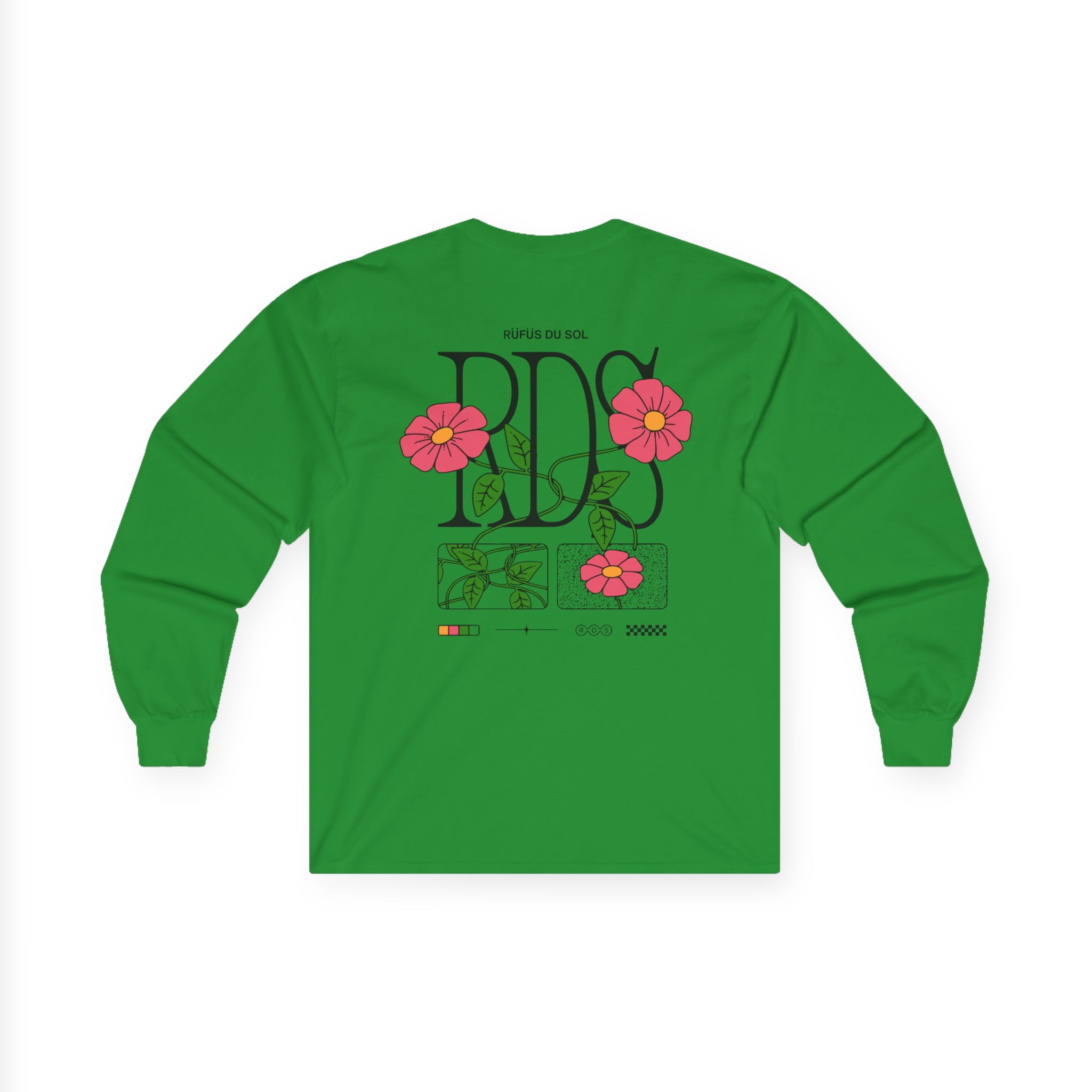 Rufus Du Sol Flower Ecru Unisex Ultra Cotton Long Sleeve Tee