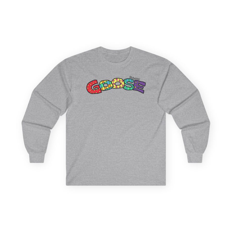 Goose x Staycool   Rainbow Unisex Ultra Cotton Long Sleeve Tee