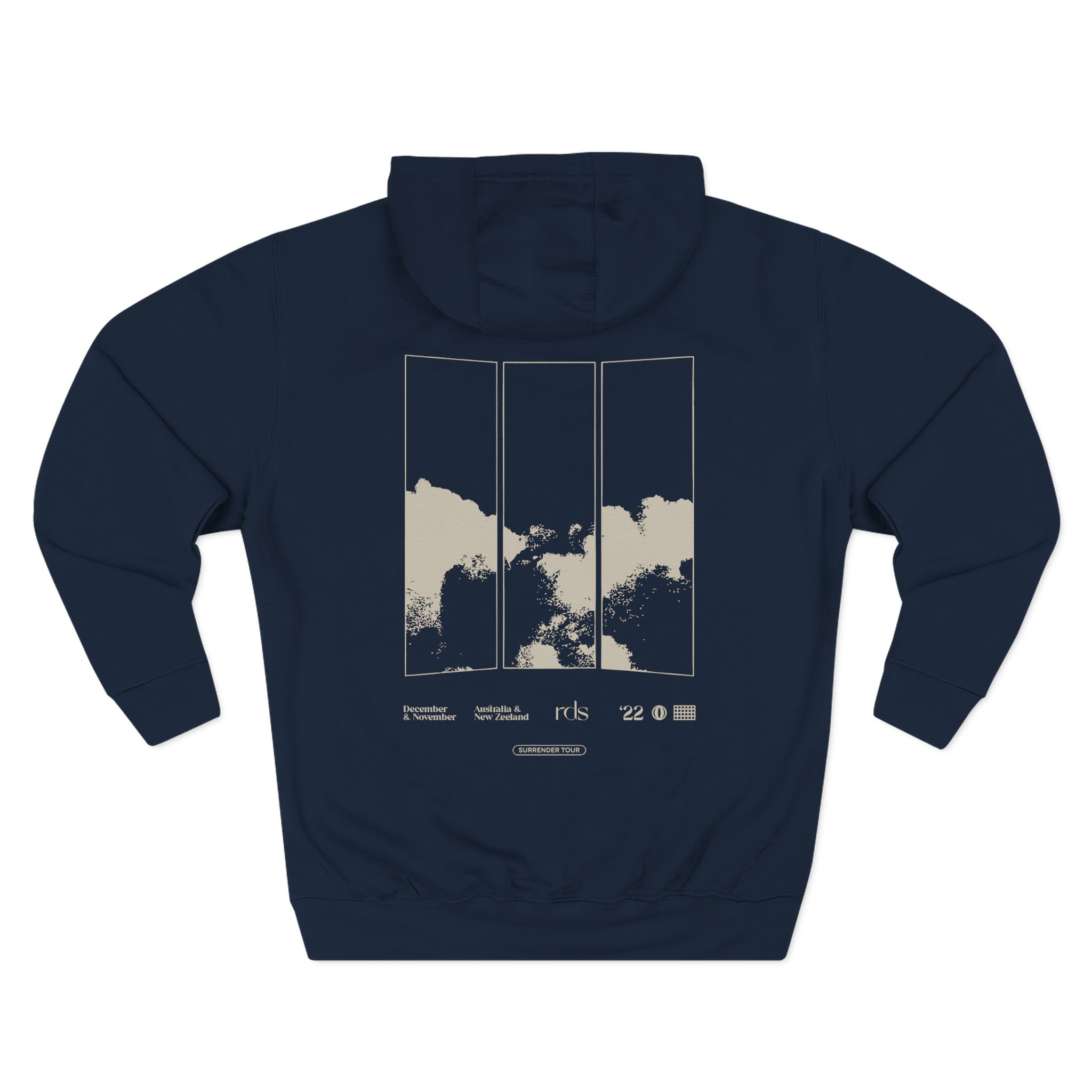 Rufus Du Sol Three-Panel Fleece Hoodie