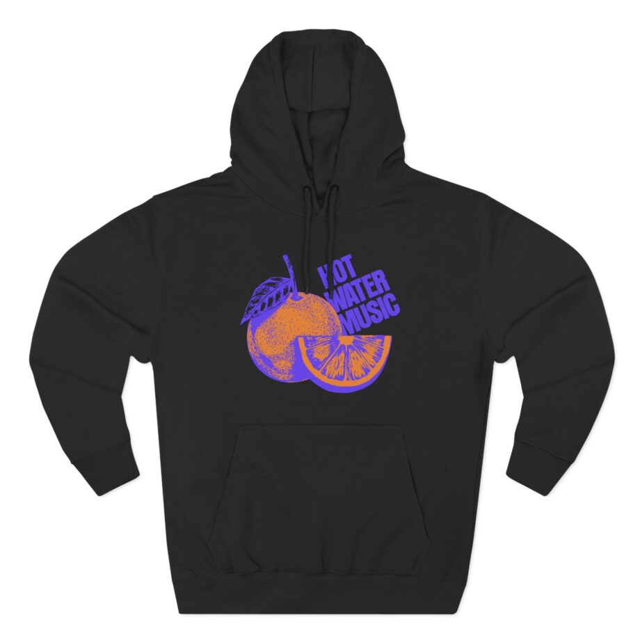 Hot Water Music Florida Orange Three-Panel Fleece Hoodie
