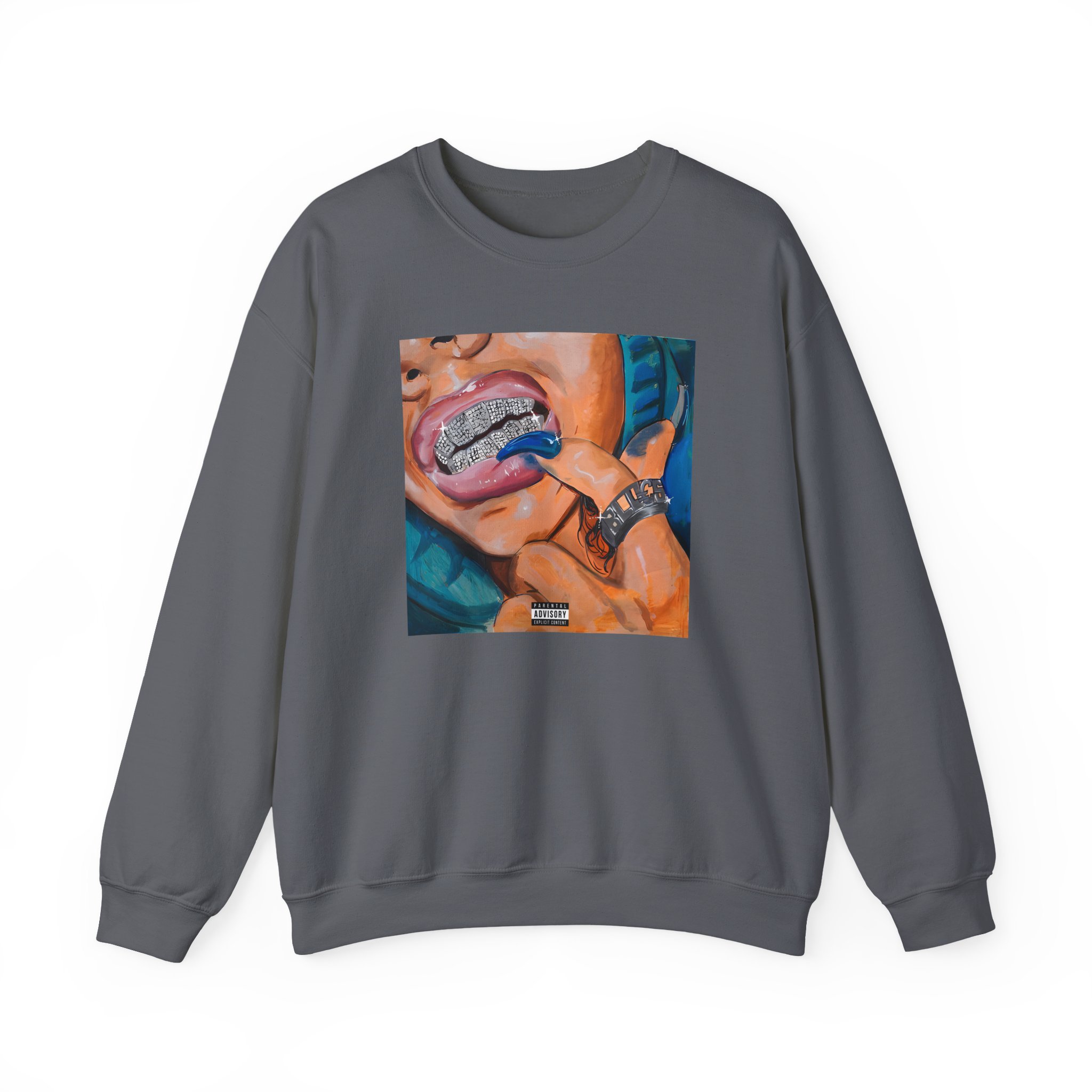 Cruz Cafune Blu€s Cover Unisex Heavy Blend™ Crewneck Sweatshirt