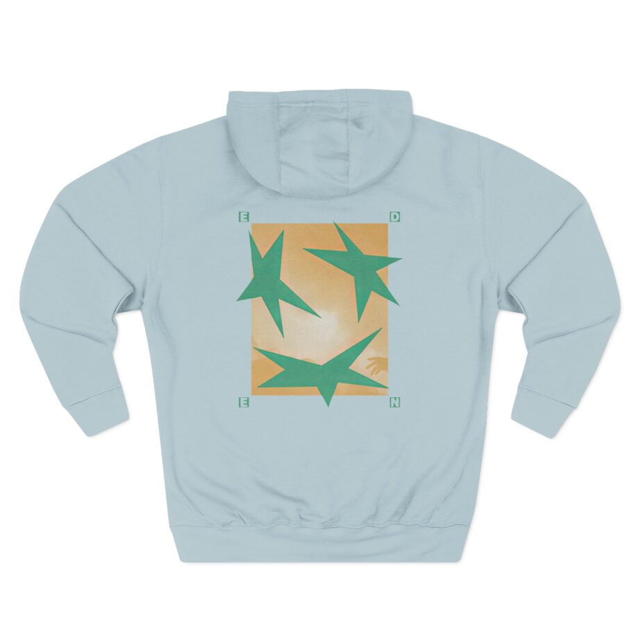 Eden Star Three-Panel Fleece Hoodie