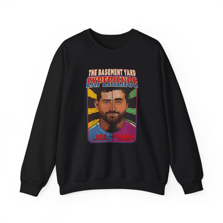 Split Face Basement Yard Experience Unisex Heavy Blend™ Crewneck Sweatshirt