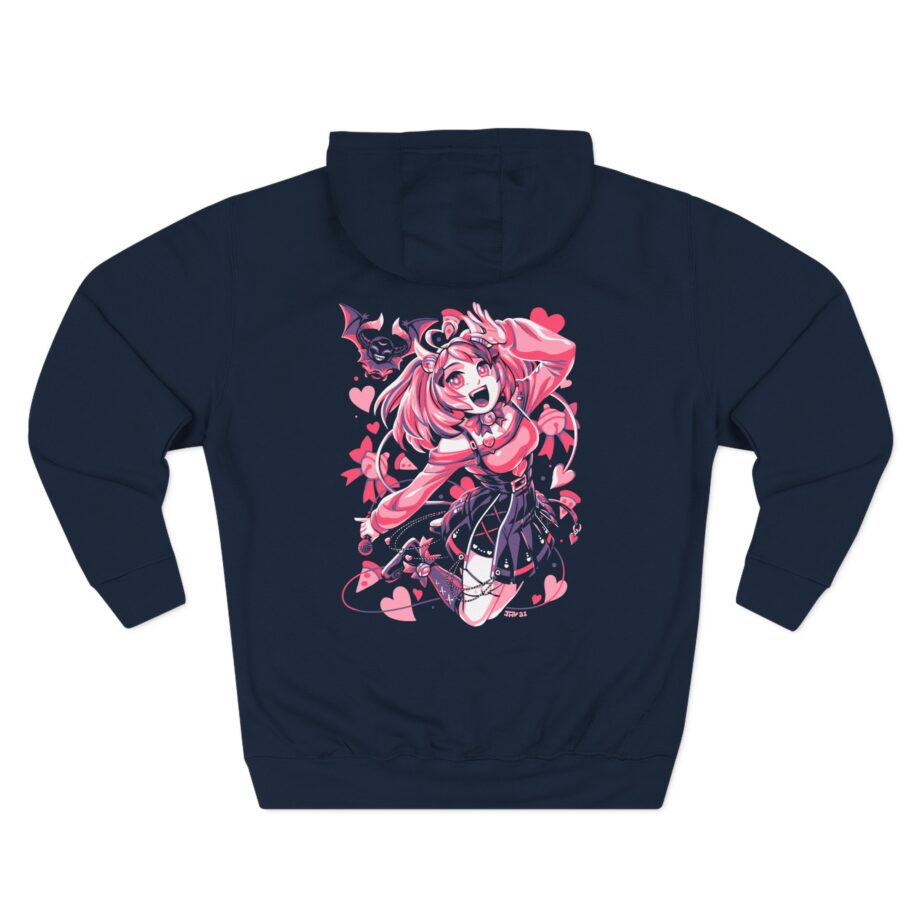Anime Ironmouse Three-Panel Fleece Hoodie
