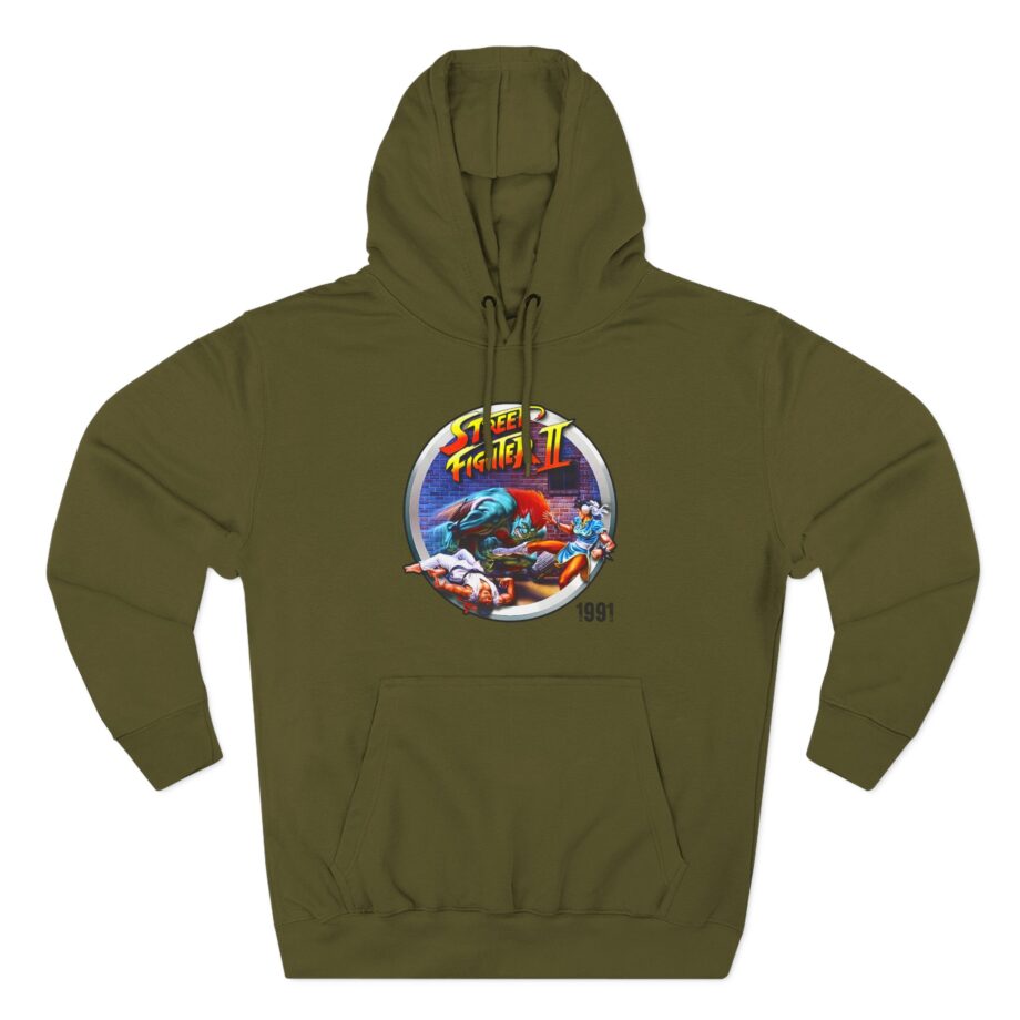 Ishowspeed Street Fighter Three-Panel Fleece Hoodie