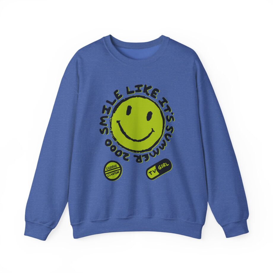 Tv Girl Smile Like It's Summer 2000 Unisex Heavy Blend™ Crewneck Sweatshirt