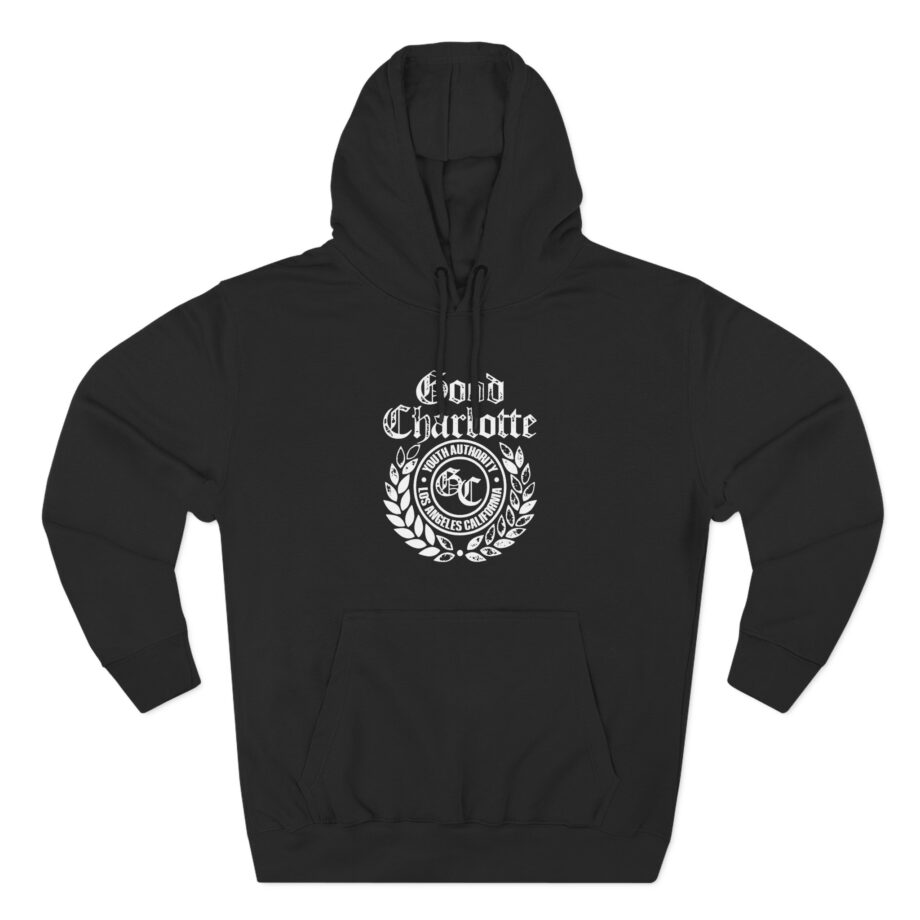 Good Charlotte Youth Authority Logo Three-Panel Fleece Hoodie