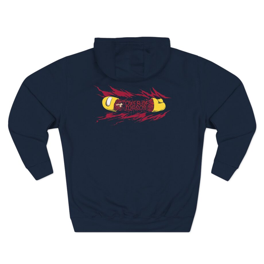 Signs of the Swarm Among Us the Low & Empty Three-Panel Fleece Hoodie