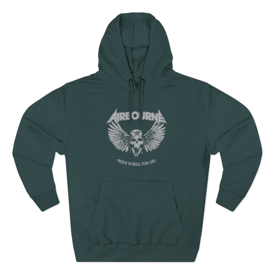 Airbourne - Rock N Roll for Life Three-Panel Fleece Hoodie