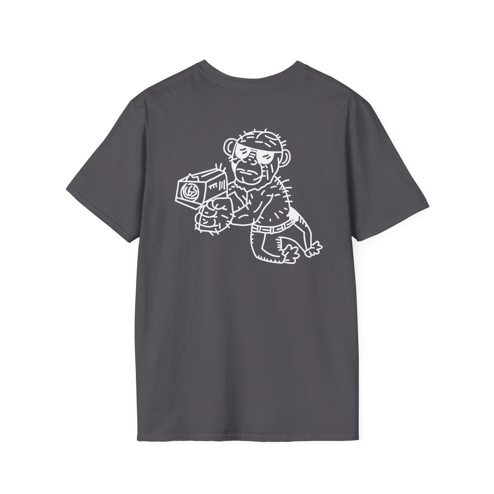 Spoonkid Detective Monke Unisex Softstyle T-Shirt