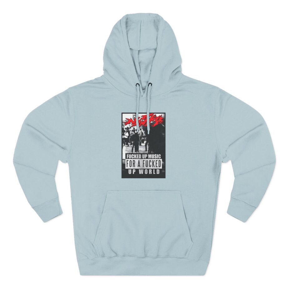 Nasty Riot Three-Panel Fleece Hoodie