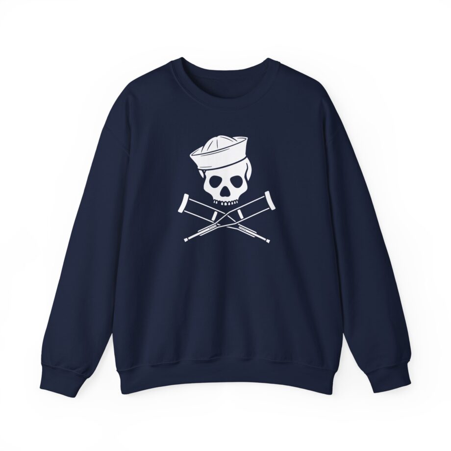 Jackass Sailor Skull & Crossbones Unisex Heavy Blend™ Crewneck Sweatshirt