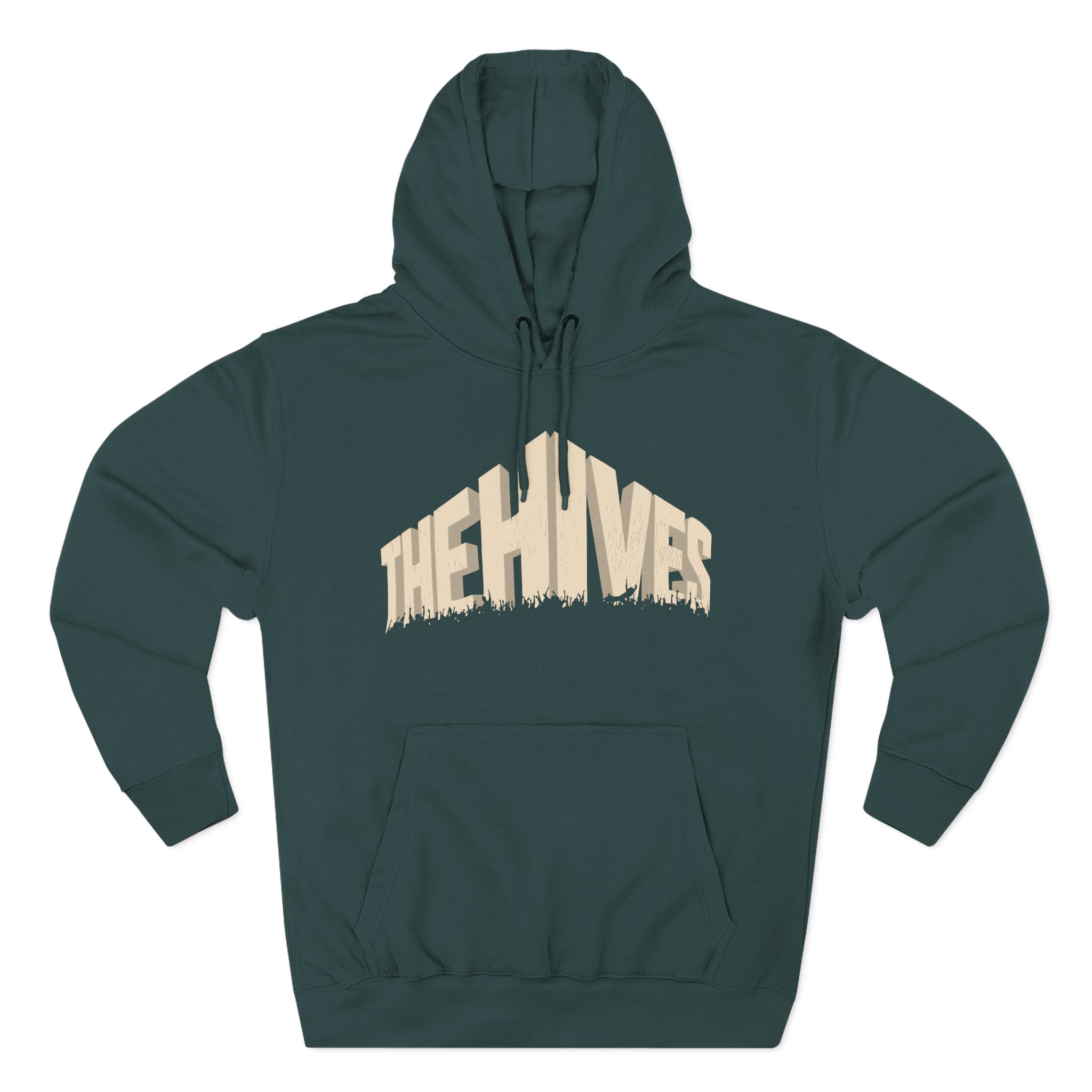 The Hives 3d Hives Logo Three-Panel Fleece Hoodie