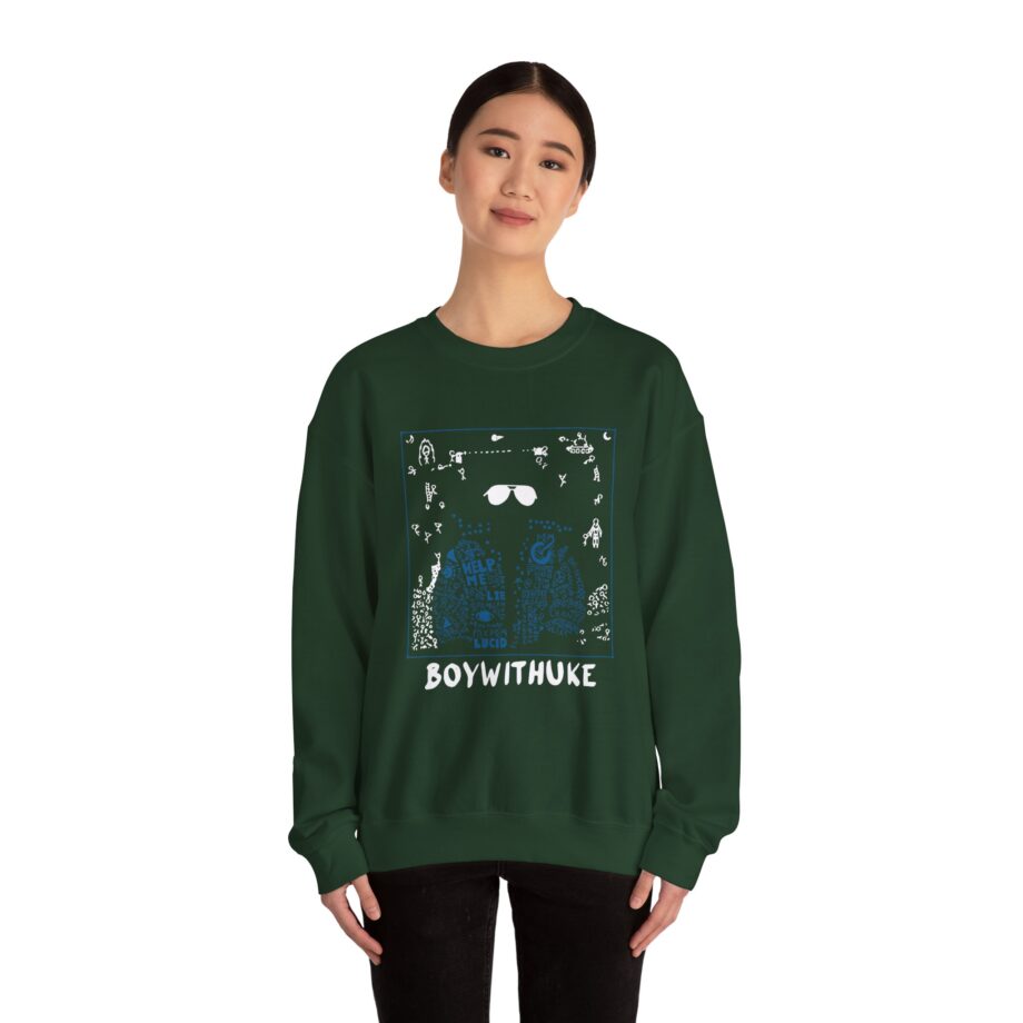 Boywithuke Lucid Dreams Unisex Heavy Blend Crewneck Sweatshirt