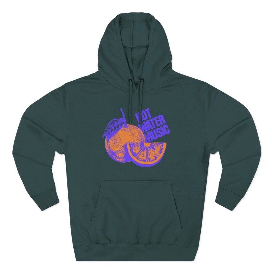 Hot Water Music Florida Orange Three-Panel Fleece Hoodie