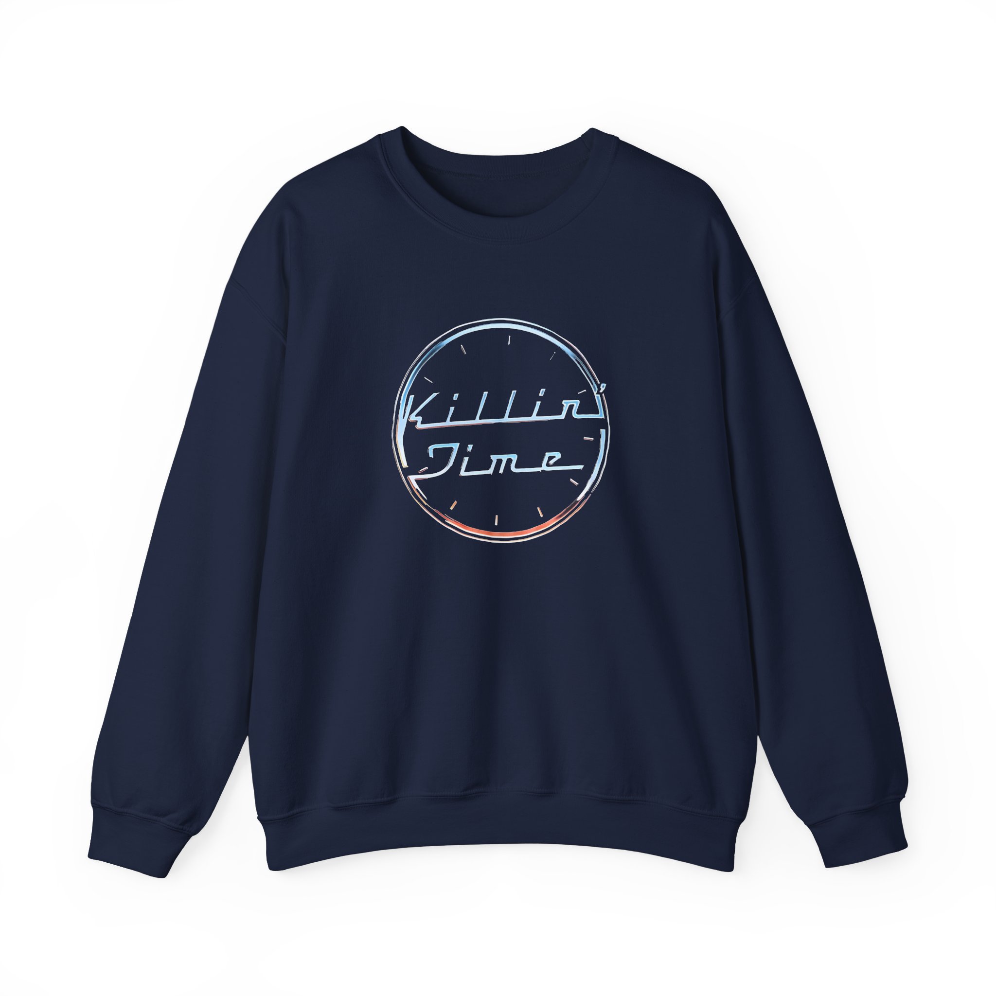 Clint Black Chrome Killing Time Unisex Heavy Blendâ„¢ Crewneck Sweatshirt