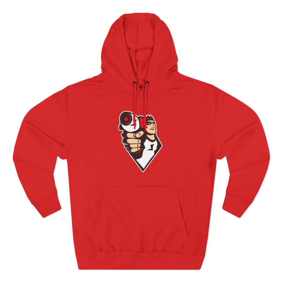 Lazarbeam Merch Three-Panel Fleece Hoodie